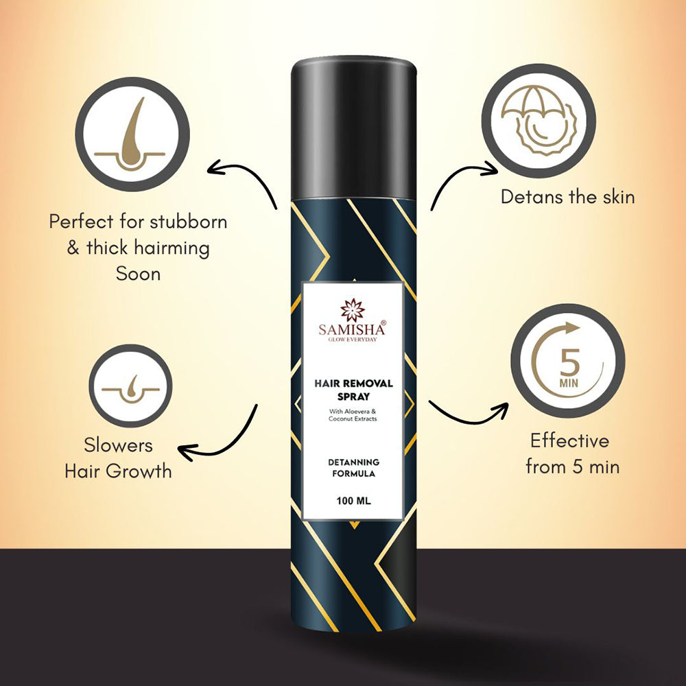Samisha Hair Removal Spray For Men & Women