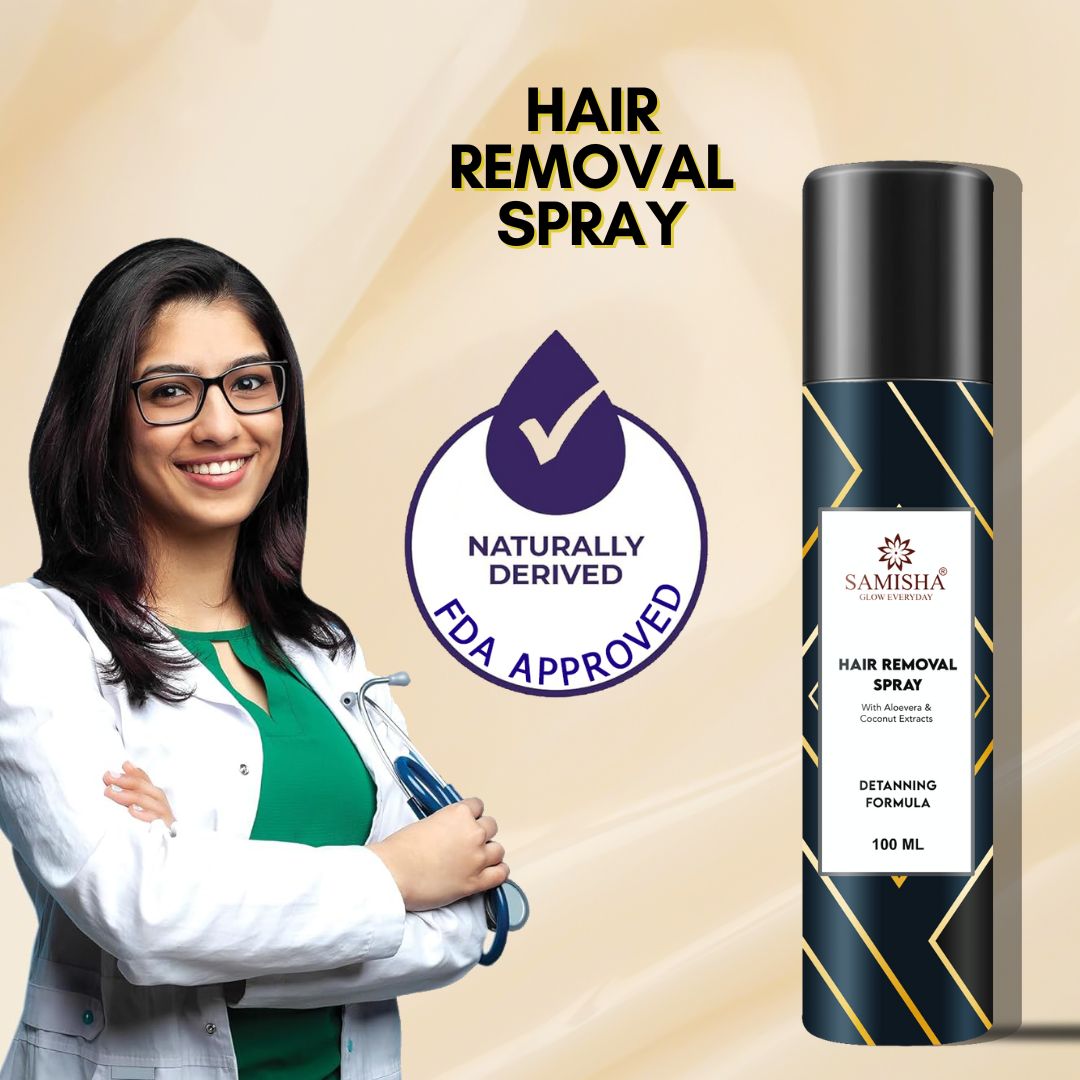 Samisha Hair Removal Spray For Men & Women