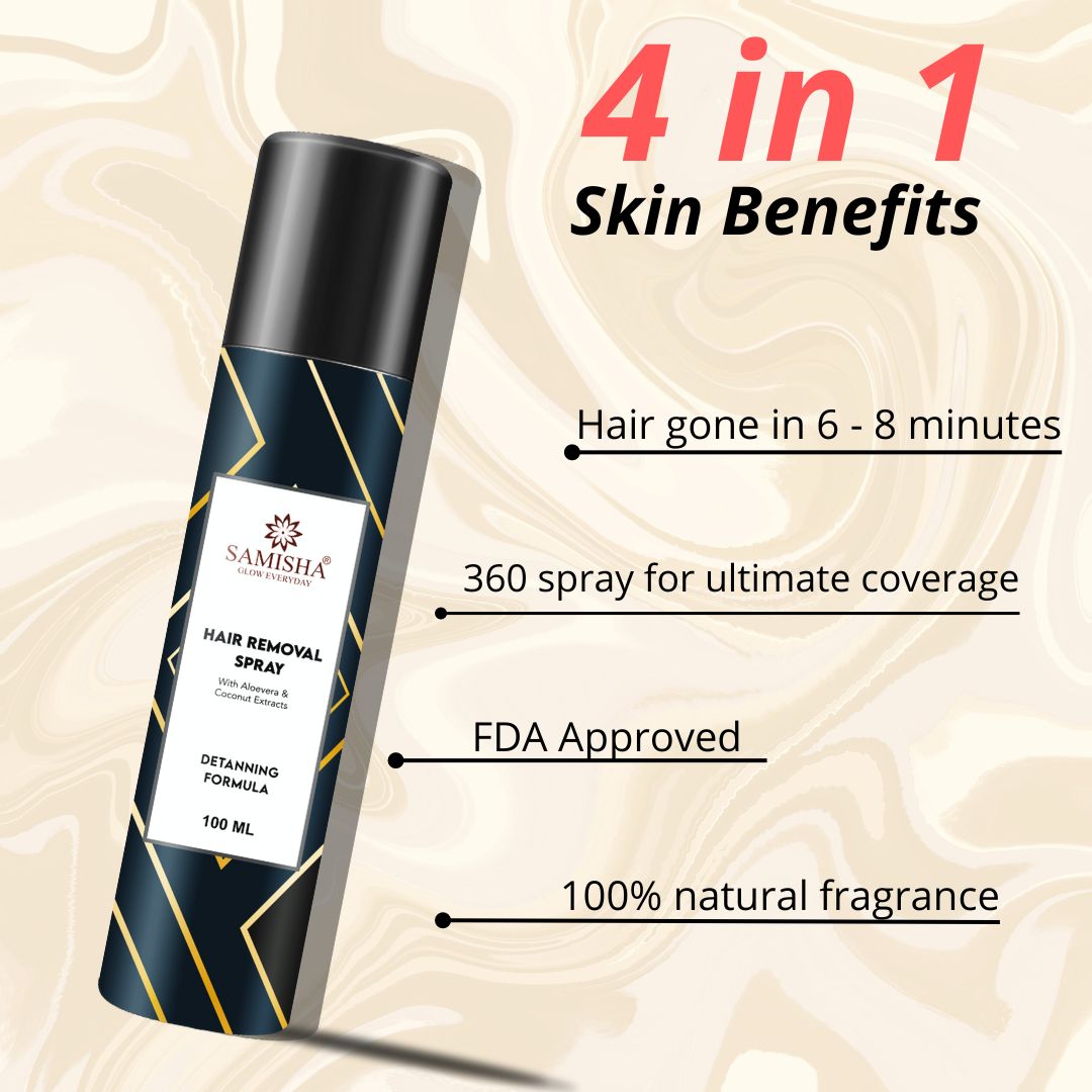 Samisha Hair Removal Spray For Men & Women