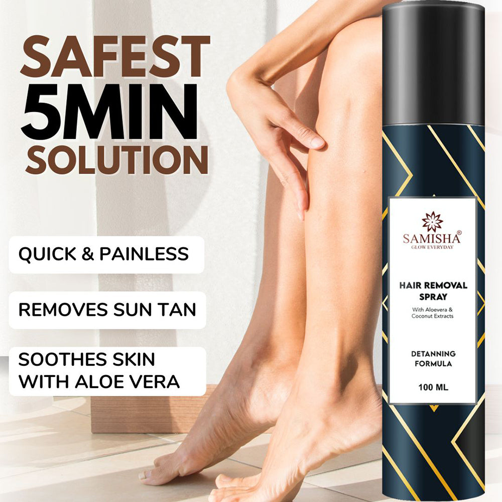Samisha Hair Removal Spray For Men & Women