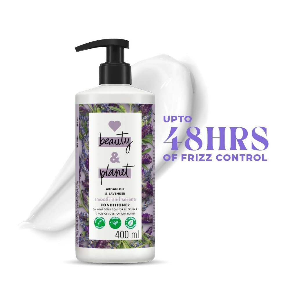 Love Beauty &amp; Planet Argan Oil and Lavender Paraben Free Smooth and Serene Conditioner