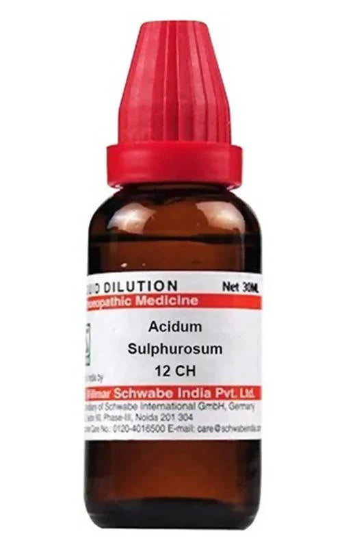 Dr. Willmar Schwabe India Acidum Sulphurosum Dilution