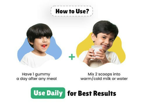 Little Joys Nutrimix Nutrition Powder Vanilla 2 - 6 years + Brain Gummies Combo