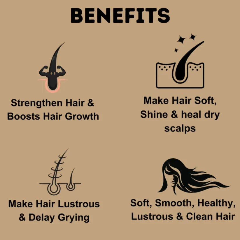 Etheric Amla Bhringraj Shikakai Powder Combo – Herbal Hair Growth & Strength Pack