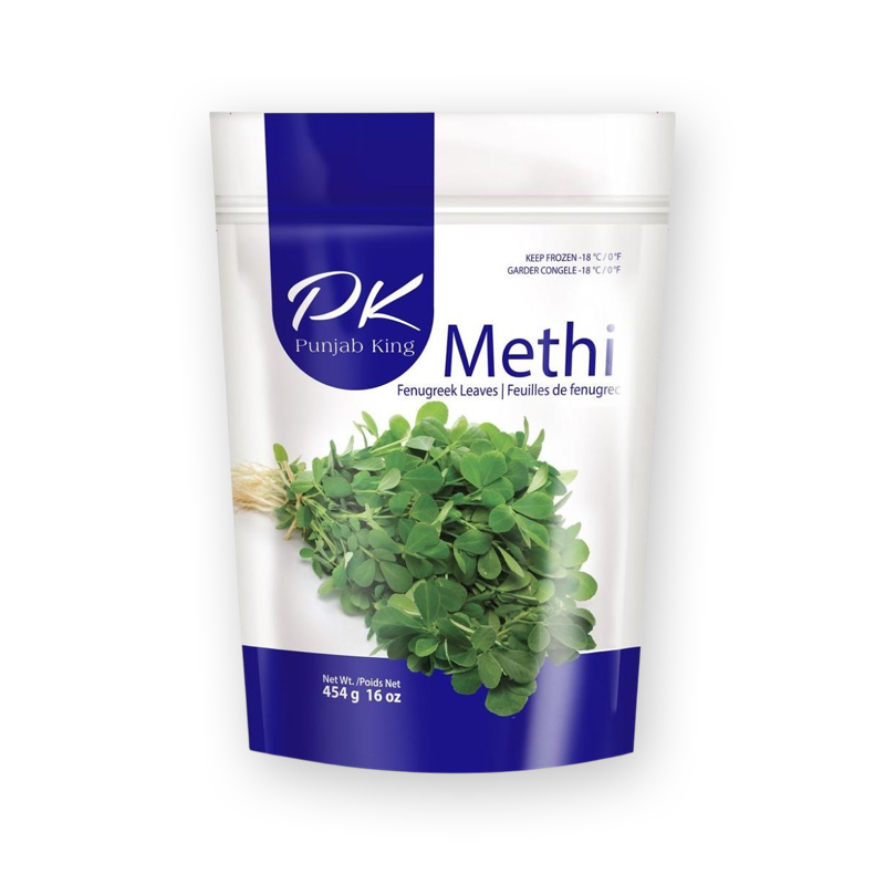Punjab King Frozen Methi (Fenugreek) Leaves 454g