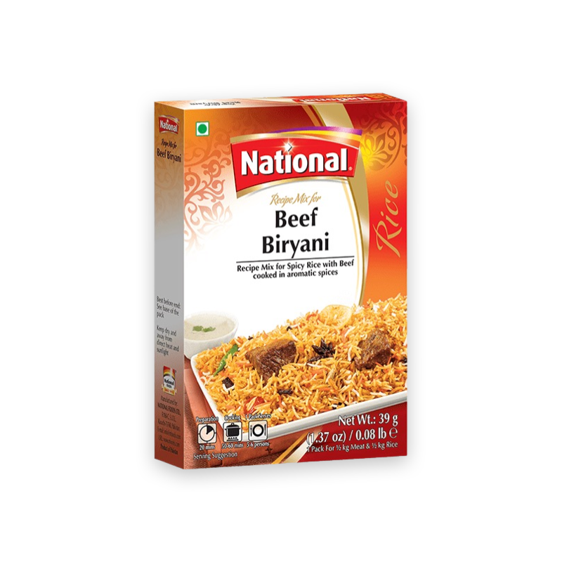 National Seasoning Mix Beef Biryani 39g