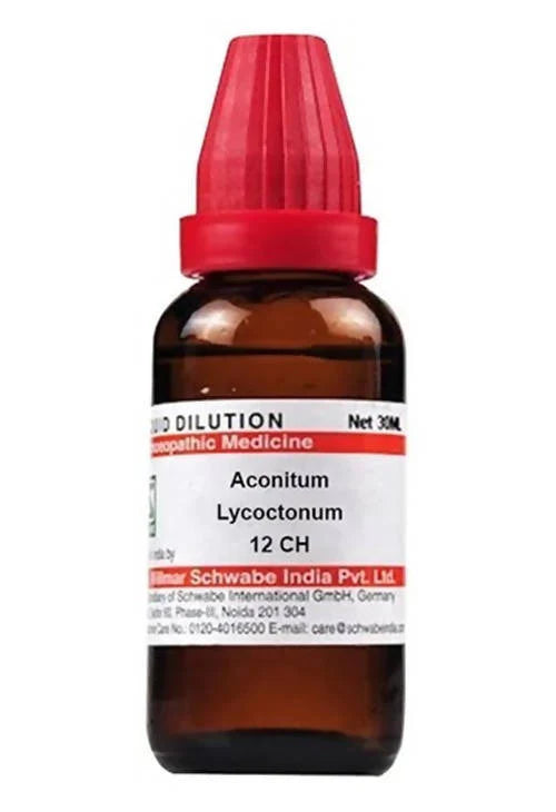 Dr. Willmar Schwabe India Aconitum Lycoctonum Dilution