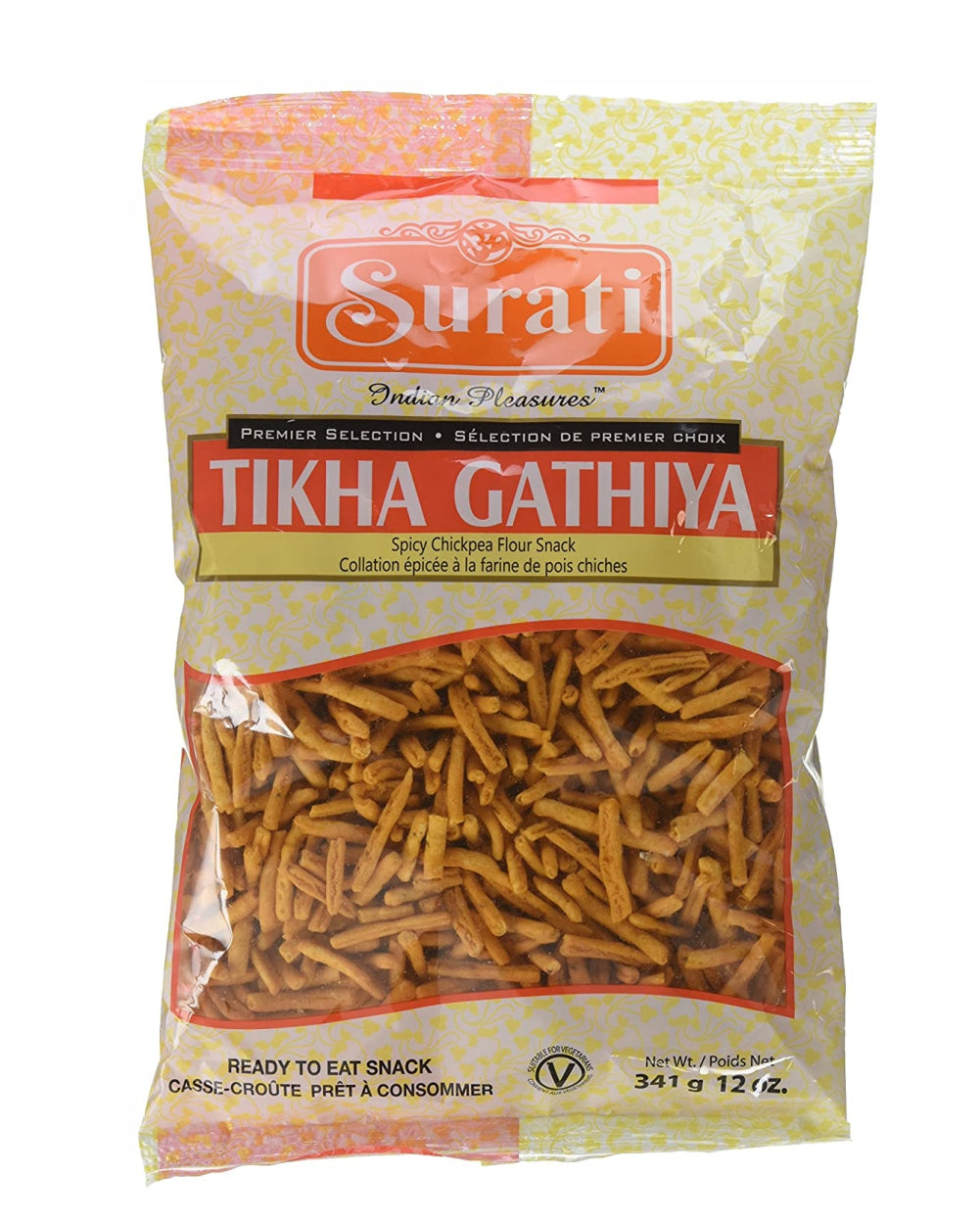 Surati Snacks Tikha Gathiya 341gm