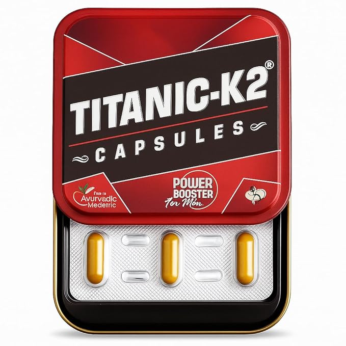 Titanic K2 - Ayurvedic  Power Booster Capsule for Men