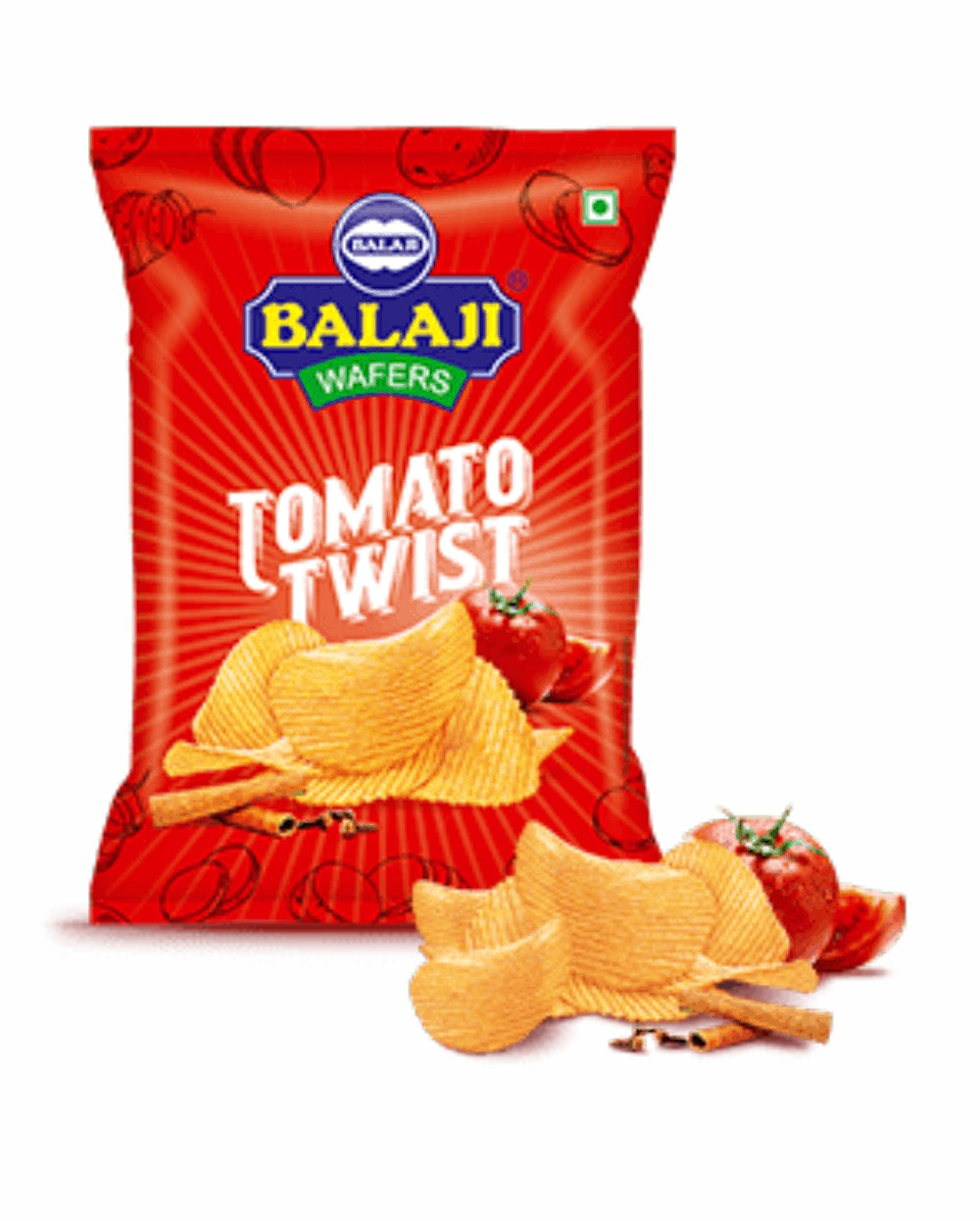 Balaji Wafers Tomato Twist Flavour 135gm
