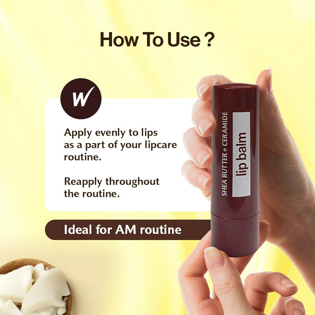WOW Skin Science Shea Butter & Ceramides Repairing Lip Balm with SPF 50