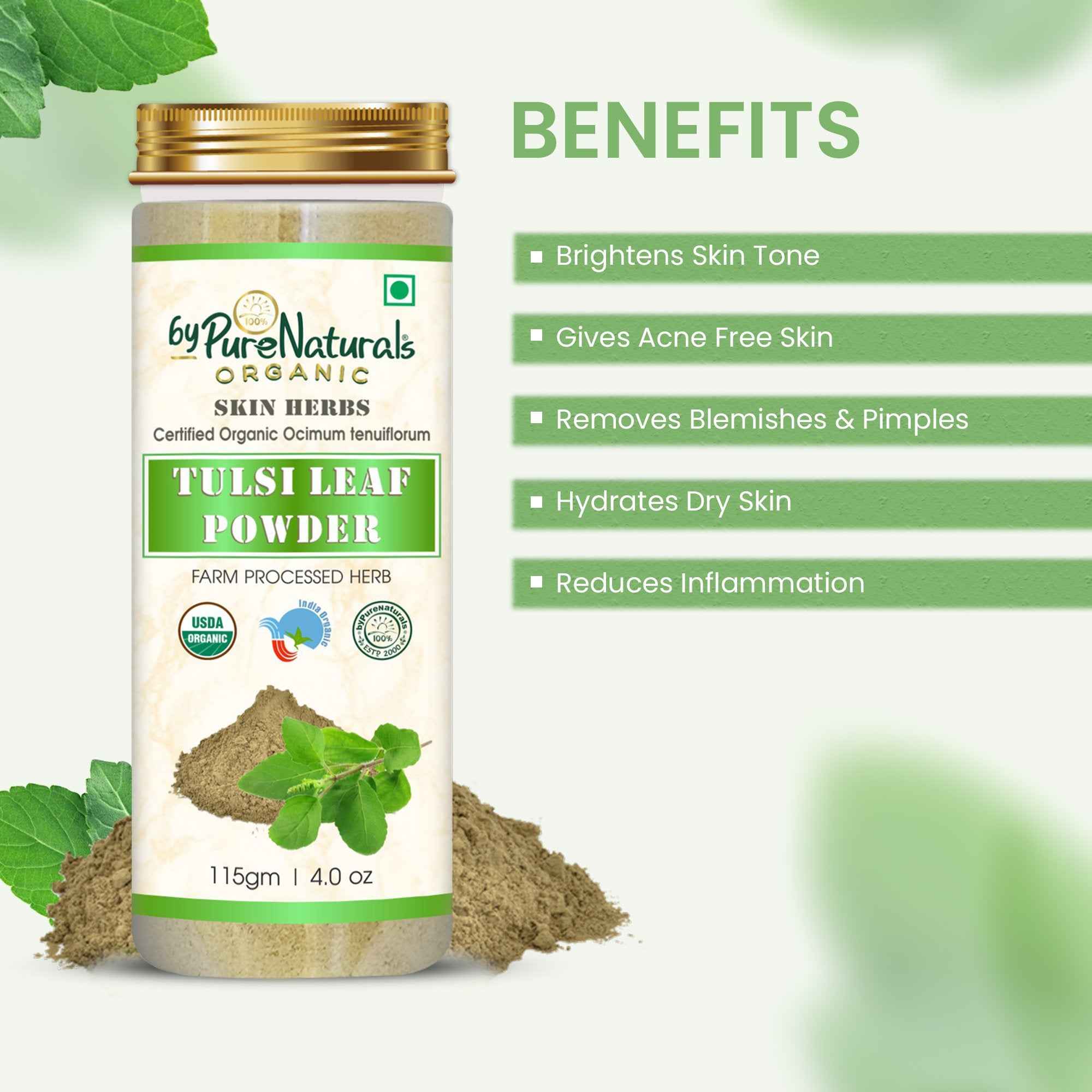 byPureNaturals Organic Tulsi Powder