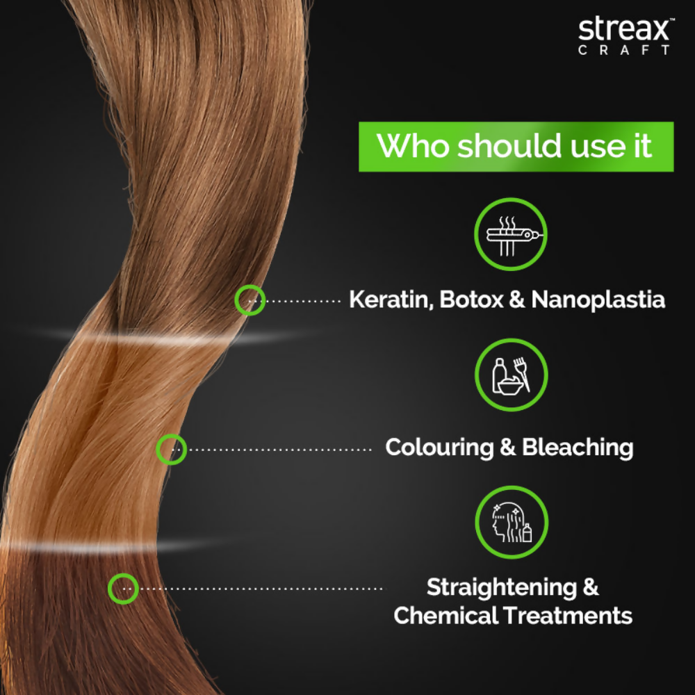 Streax Craft Strength Mask Hair Spa For Chemically Treated Hair Strength With Vitamin-E