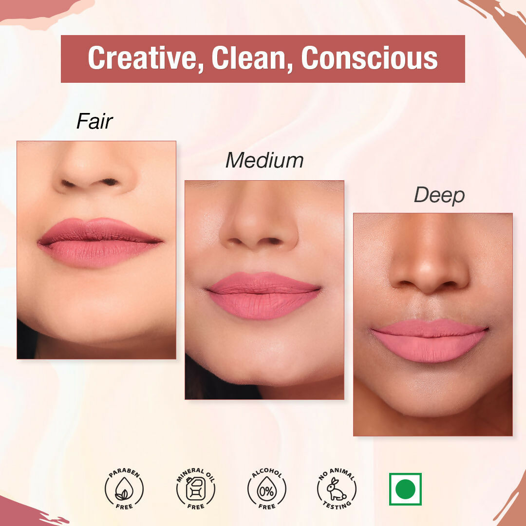 The Natural Wash Matte Velvet Longstay Liquid Lipstick - Pinktastic