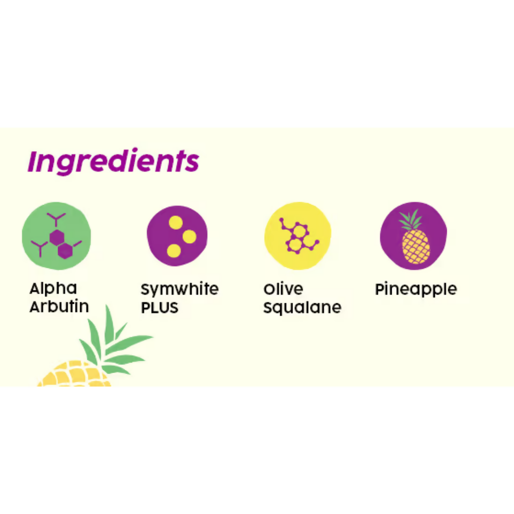 PLIX The Plant Fix 2% Alpha Arbutin Pineapple Moisturizer With SymWhite PLUS For Hyperpigmentation & Dark Spots