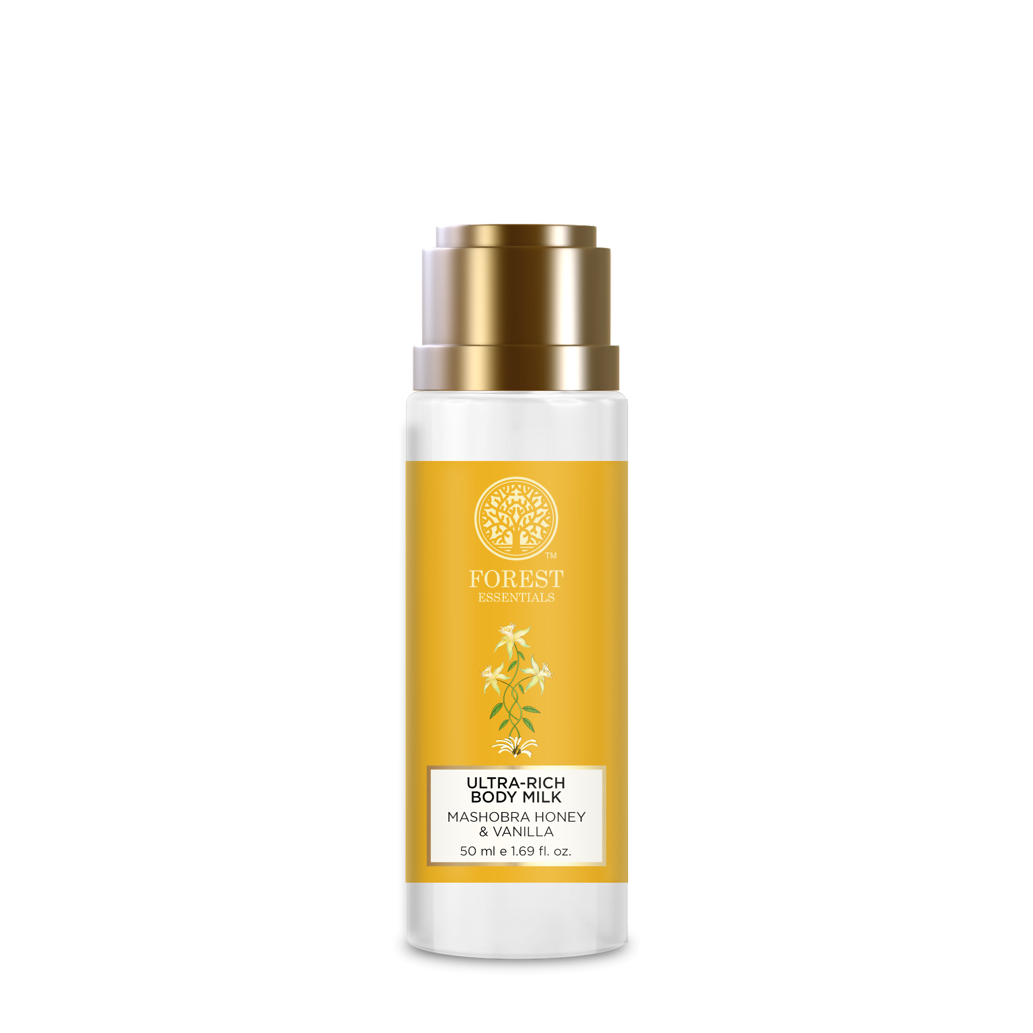 Forest Essentials Ultra Rich Body Milk Mashobra Honey & Vanilla Body Lotion