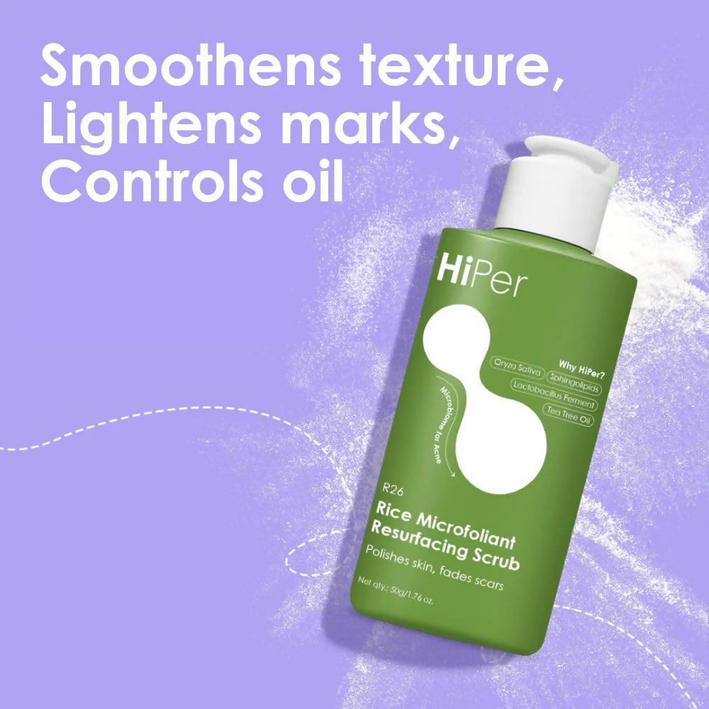 HiPer Skin Rice Microfoliant Resurfacing Face Scrub