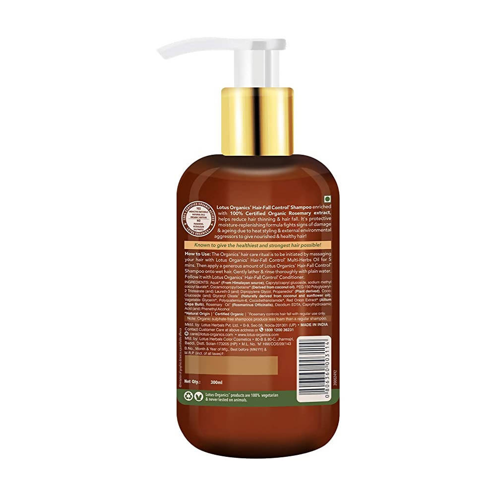 Lotus Organics Hair Fall Control Shampoo
