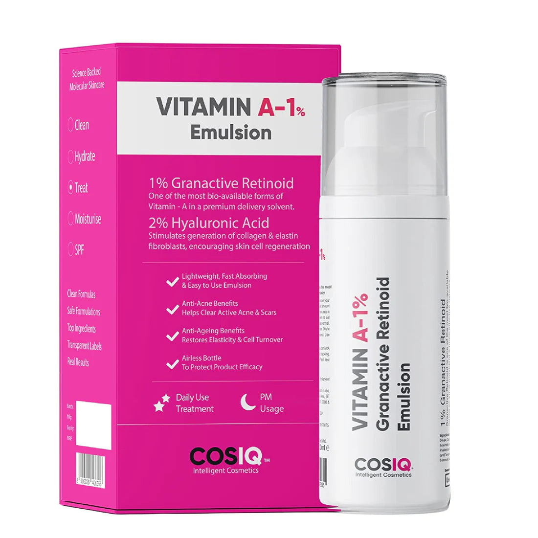 COSIQ Vitamin A-1% Granactive Retinoid Emulsion