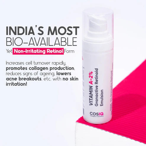 COSIQ Vitamin A-2% Granactive Retinoid Emulsion