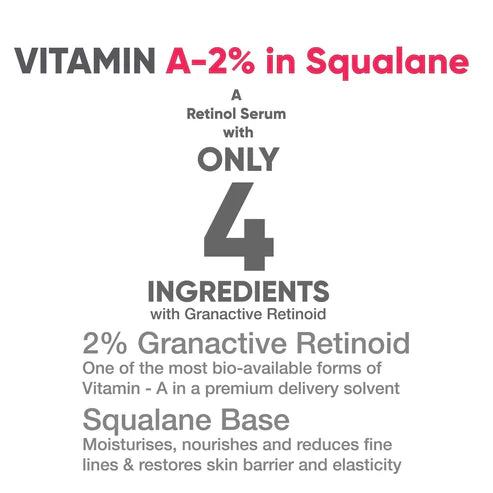 COSIQ Vitamin A-2% Granactive Retinoid in Squalane