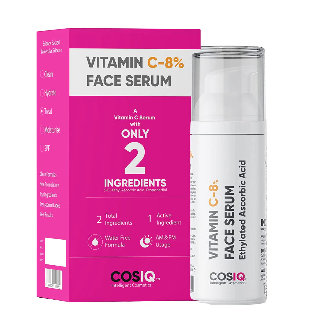 COSIQ Vitamin C-8% Serum, 30ml