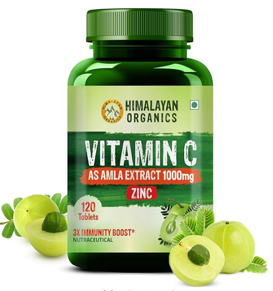 Himalayan Organics Vitamin C Tablets from Natural Fruits