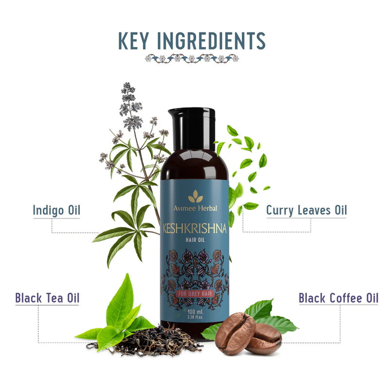 Avimee herbal Keshkrishna Grey Hair Oil