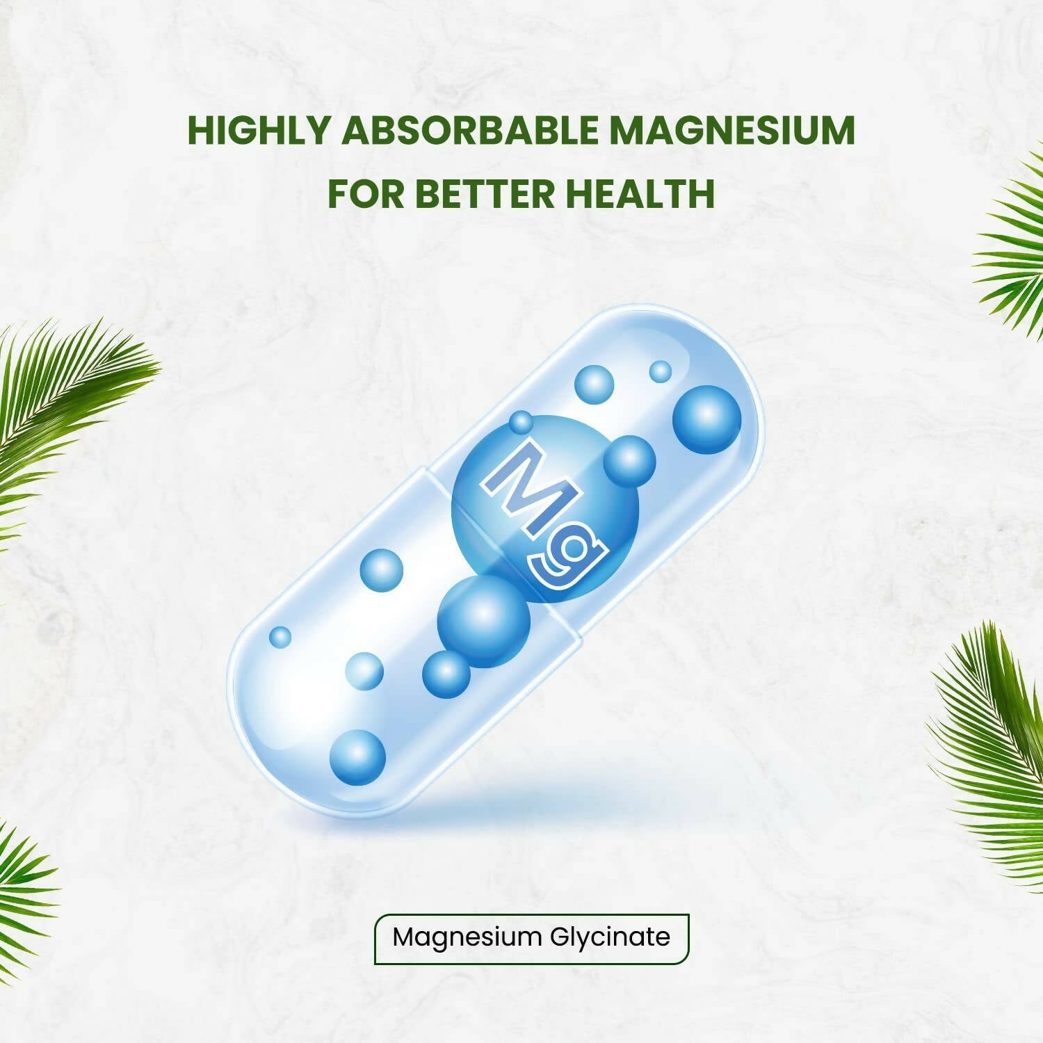 Himalayan Organics Highly Absorable Magnesium Glycinate Capsules