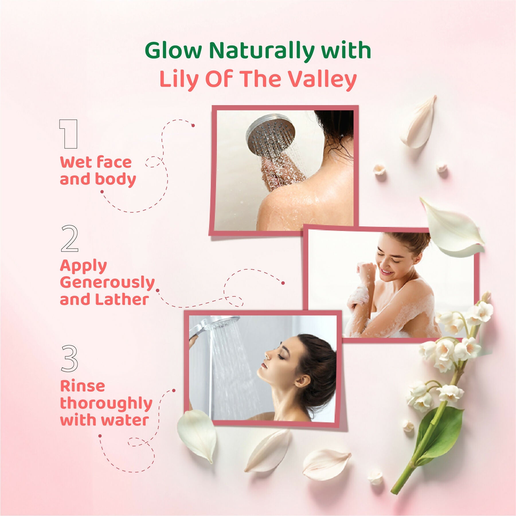 Nisha Soaps for Bath - Lily of the Valley