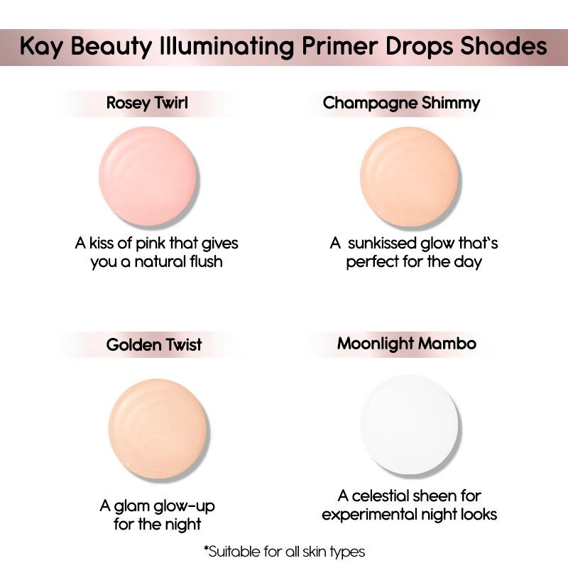 Kay Beauty By Katrina Kaif Illuminating Primer Drops - Golden Twist