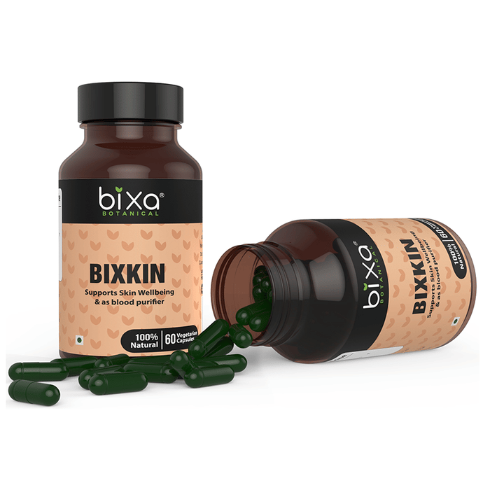 Bixa Botanical Bixkin 455mg Vegetarian Capsule