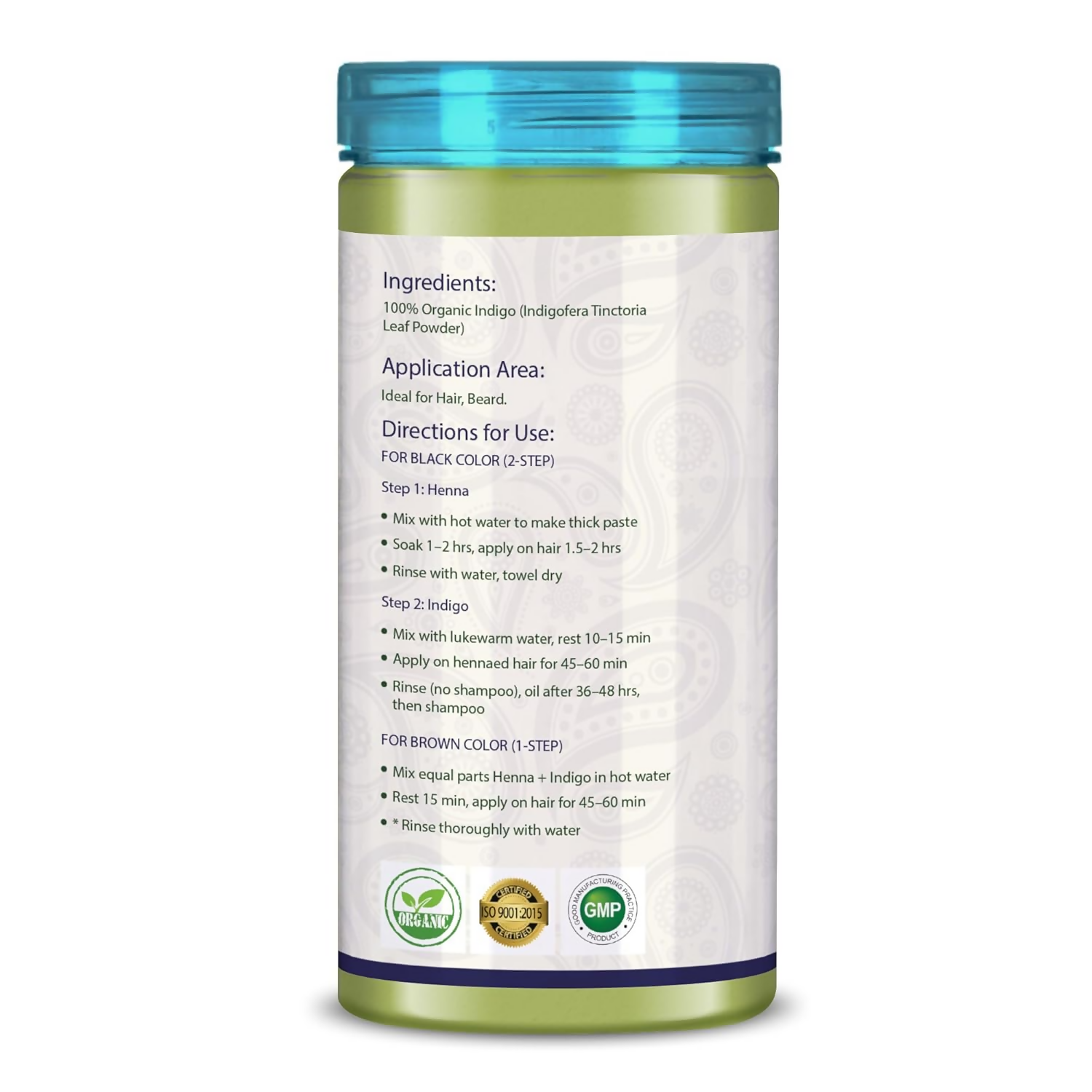 First Plant Organic Indigo Powder For Black Hair