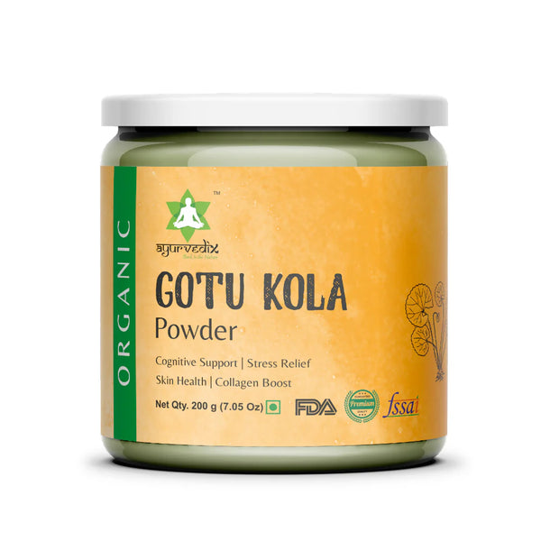 Ayurvedix Organic Gotu Kola Leaf Extract Powder