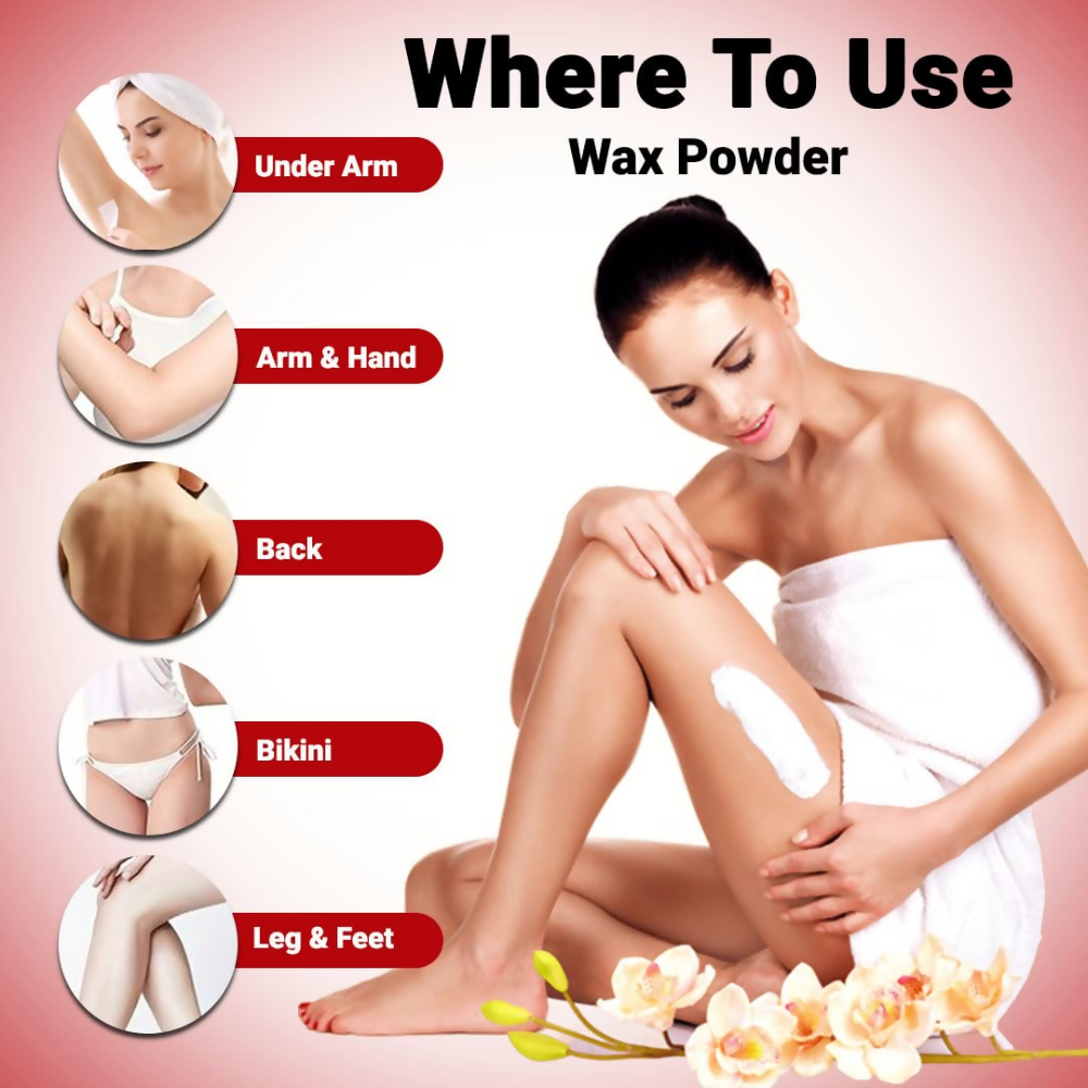 VedicAyurveda Herbal Wax Powder - Rose