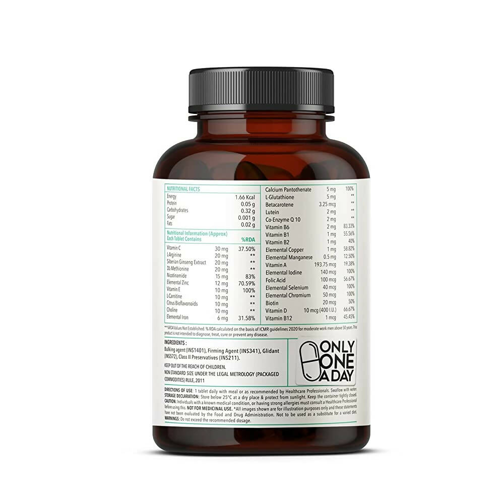 Zingavita Multivitamins Tablets for Men 50+ Age