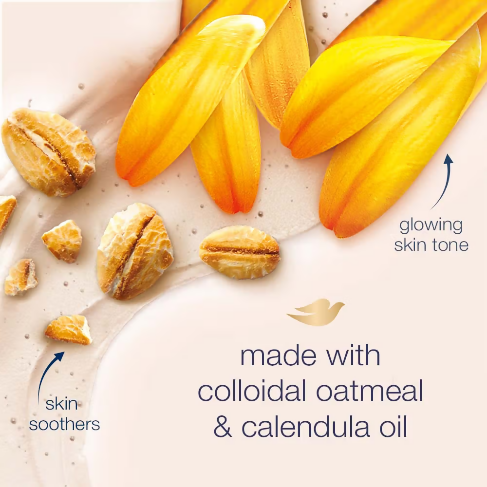 Dove Exfoliating Body Polish Scrub - Oatmeal & Calendula Oil