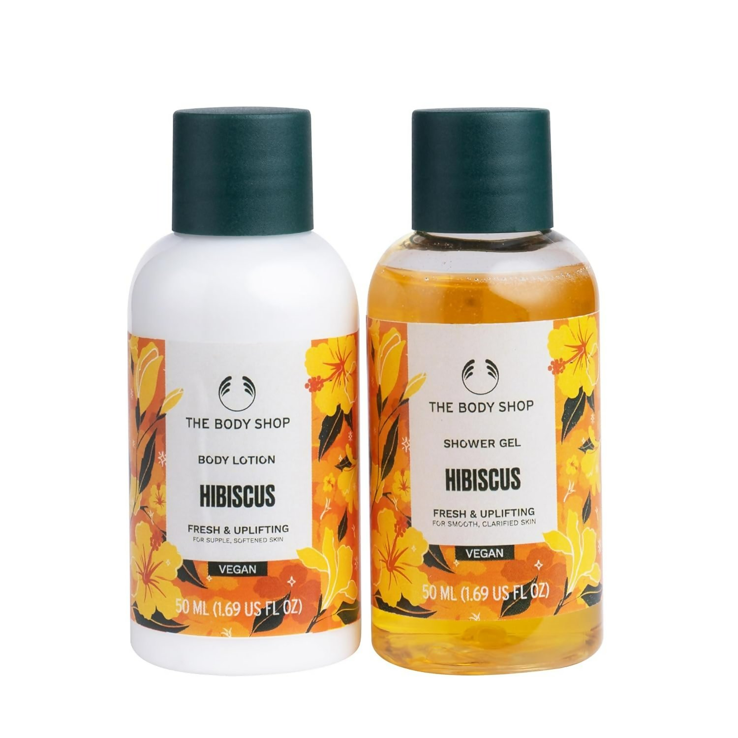 The Body Shop Hibiscus Shower Gel & Body Lotion Gift Set Kit