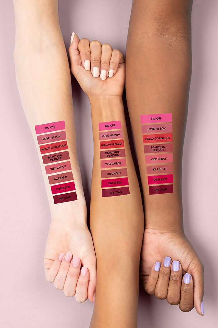 Florence by Mills Be A VIP Velvet Liquid Lipstick - Love Me Pov (Mauve)