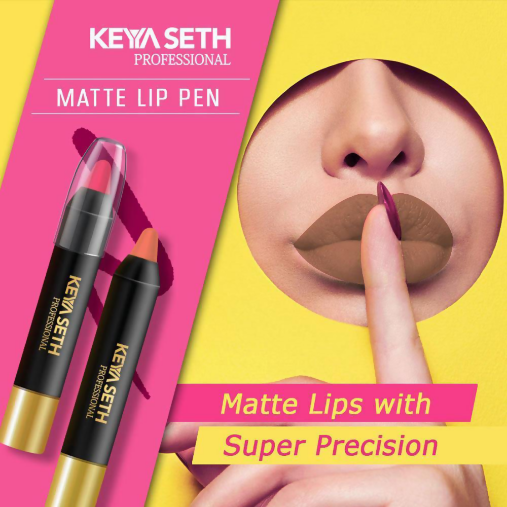 Keya Seth Aromatherapy Professional Matte Lip Pen - Duskey Nude