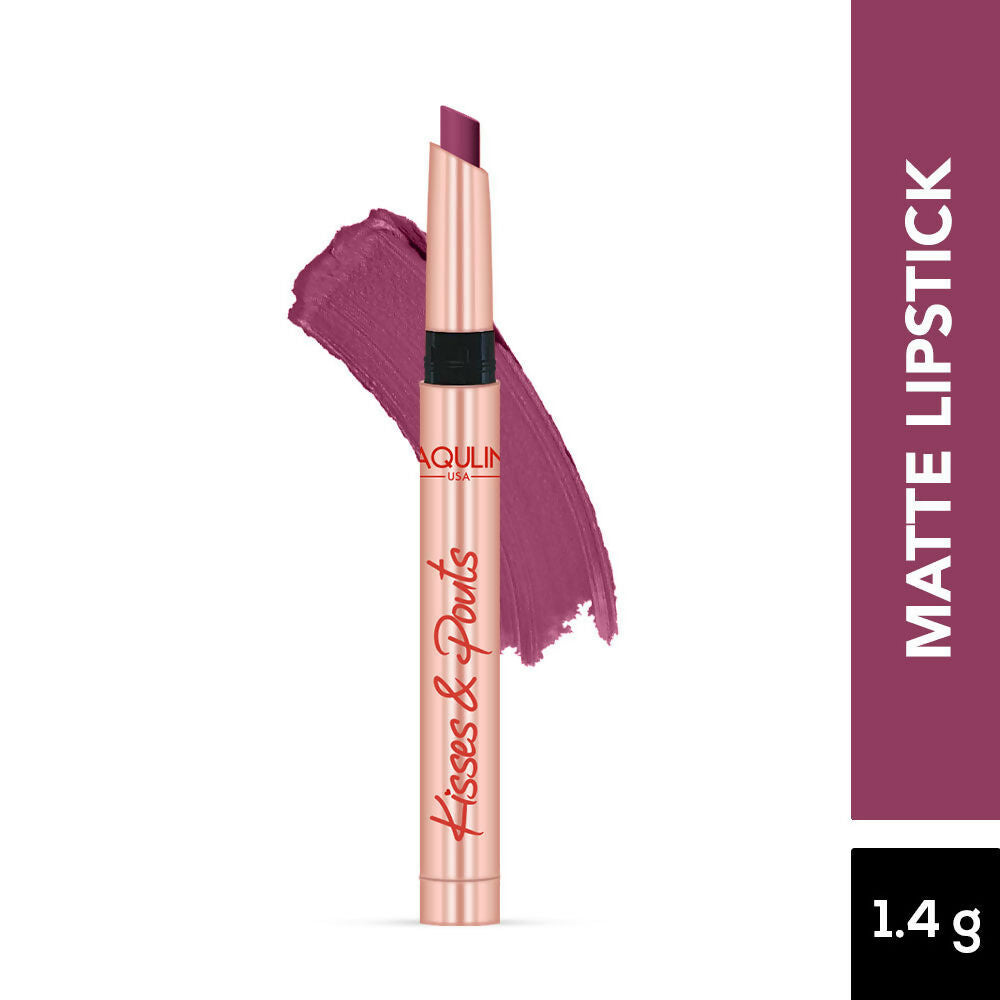 Jaquline USA Kisses & Pouts Transfer Proof Matte Lipstick - Butterfly Kiss 02