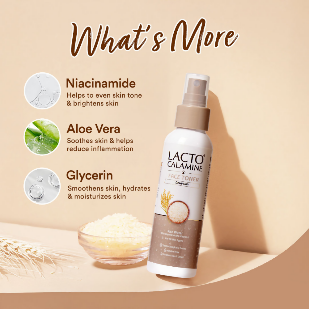 Lacto Calamine Rice Toner - Korean Skincare for Glass Skin