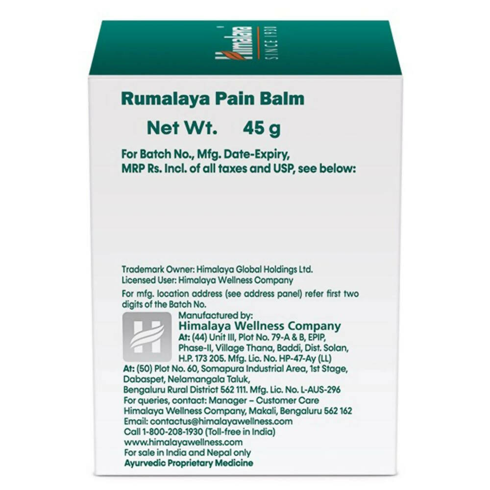 Himalaya Herbals Rumalaya Pain Balm