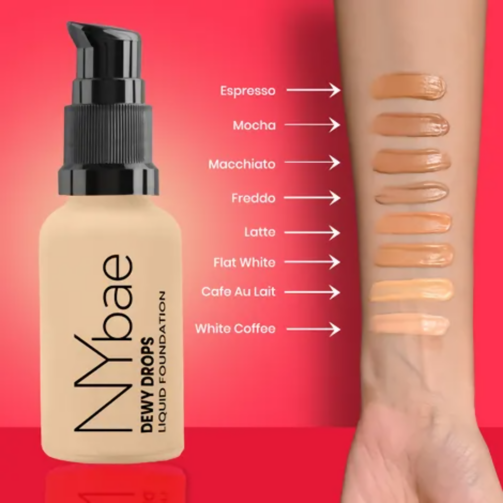 NY Bae Dewy Drops Foundation - White Coffee 08