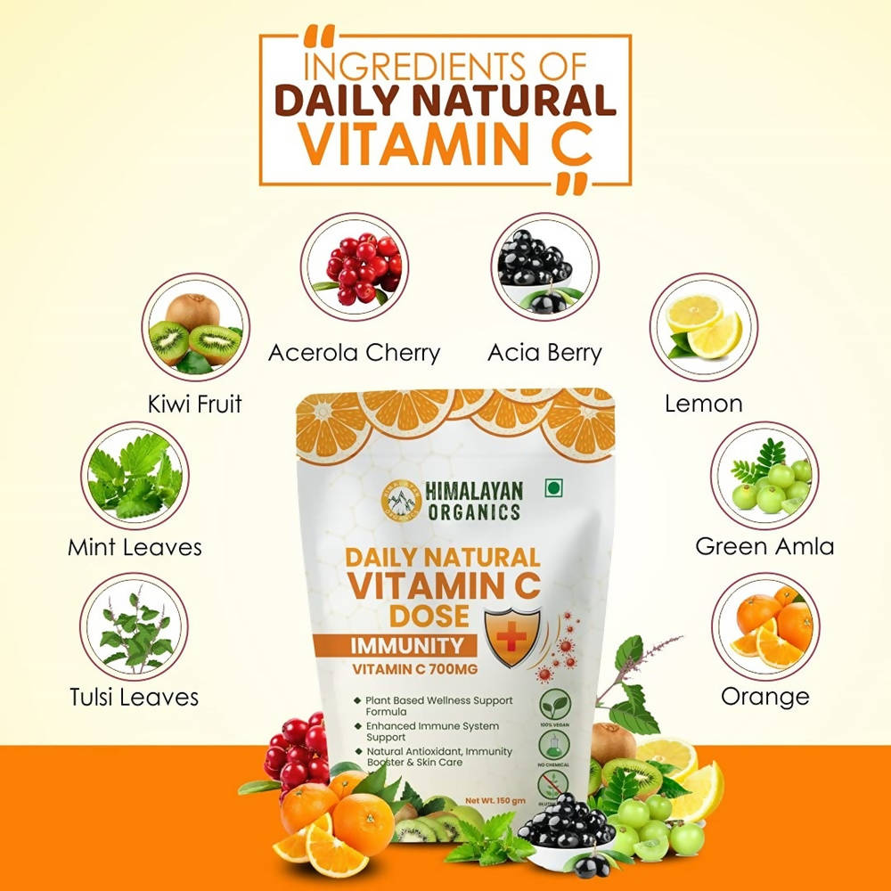 Himalayan Organics Daily Natural Vitamin C Dose Immunity +