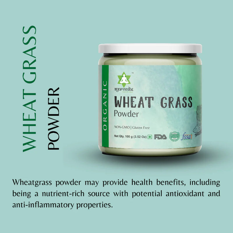 Ayurvedix Organic Wheatgrass Powder -100 gm