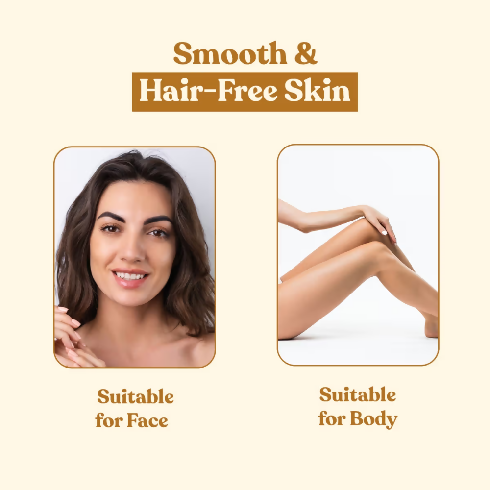 Wipness Natural Chocolate Facial Hair Removal Powder
