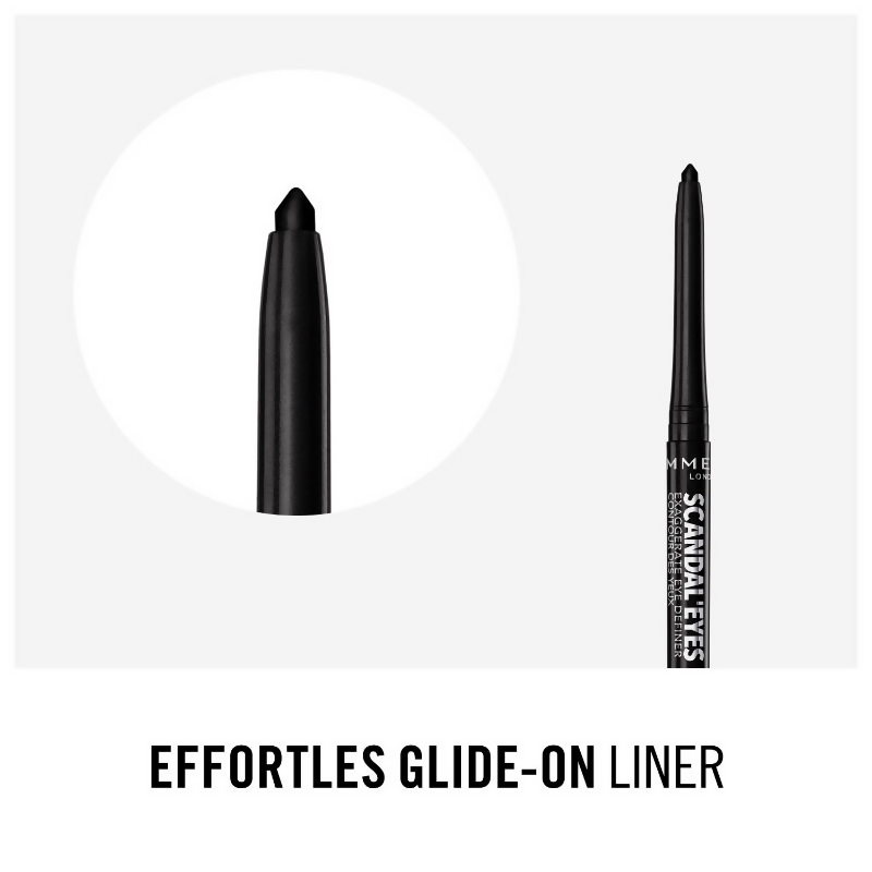 Rimmel London Scandaleyes Exaggerate Eye Definer - Intense Black