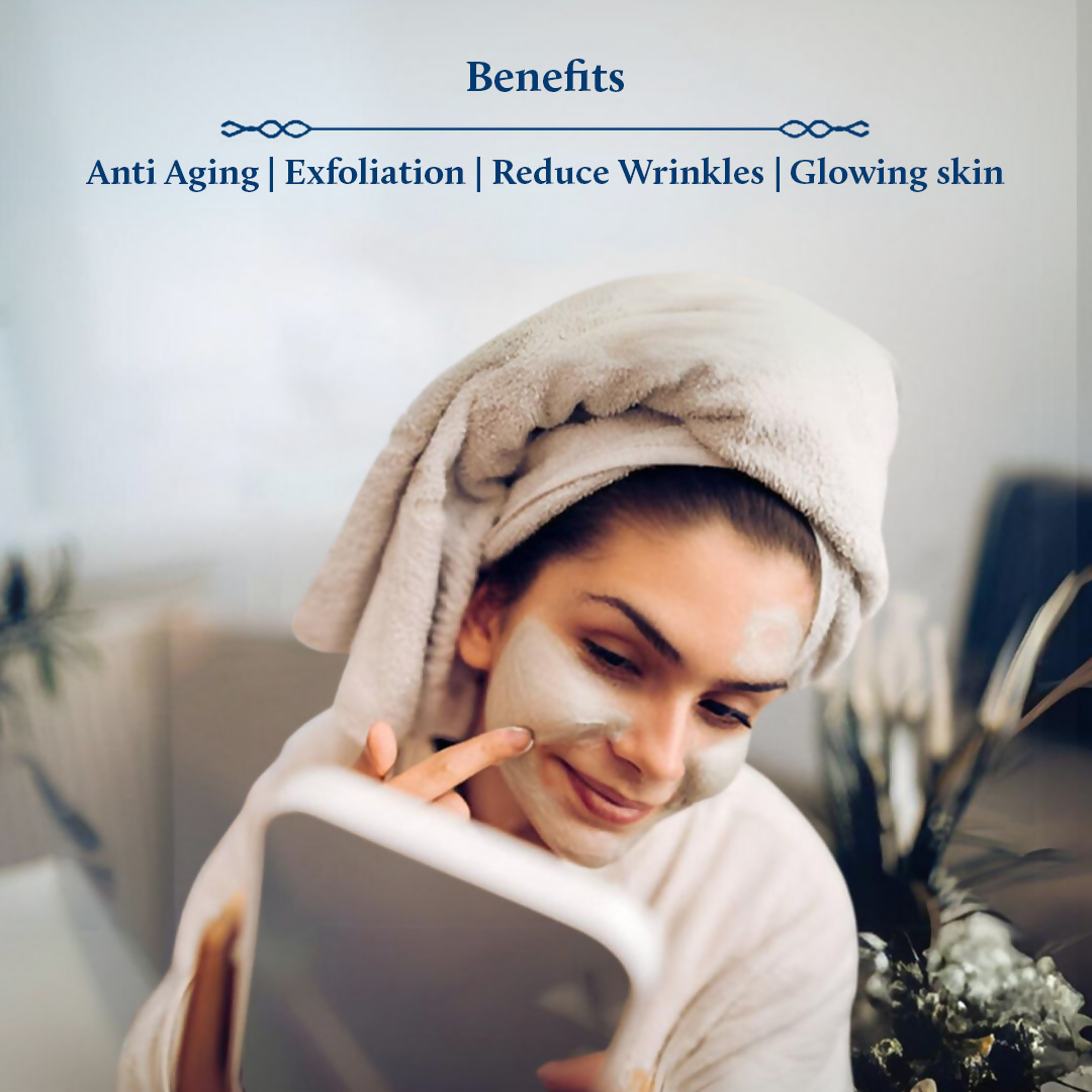 Blue Nectar Almond and Flax Seed Ubtan Face Mask
