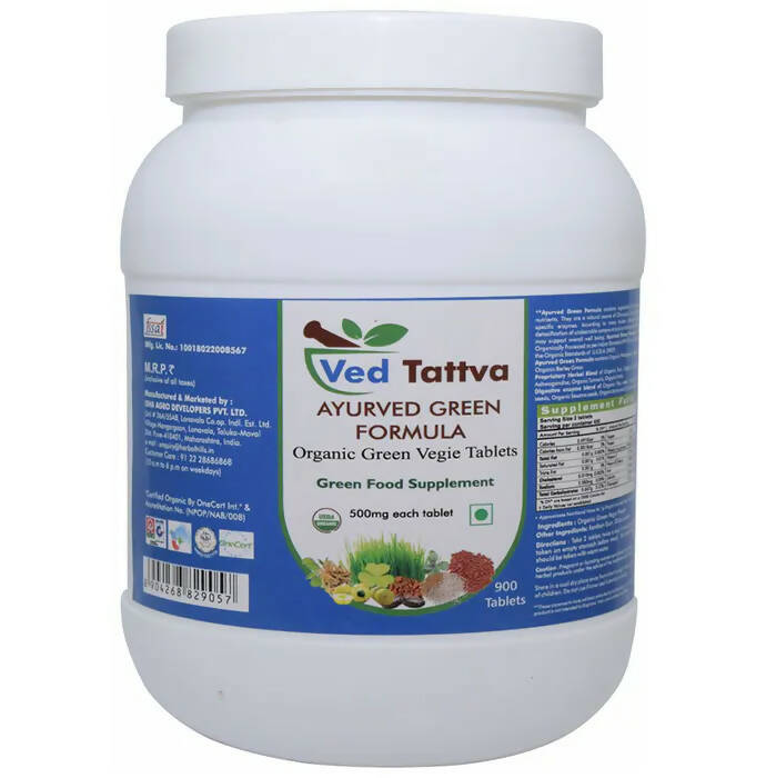 Ved Tattva Ayurved Green Tablets